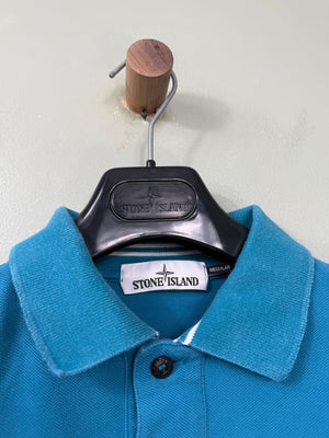 Stone Island Aqua Blue RE Polo Shirt