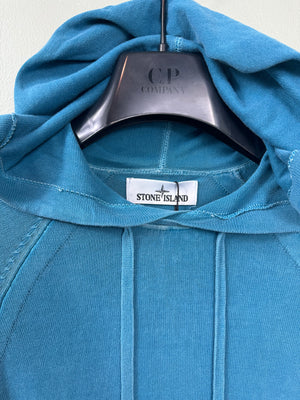 Stone Island Turquoise Hoodie