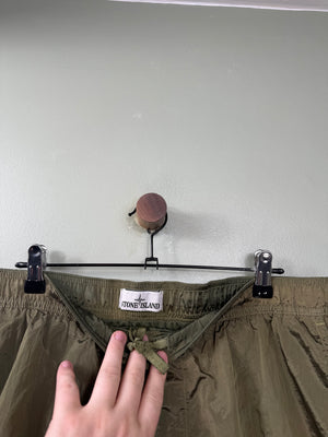 Stone Island Khaki Swim Shorts