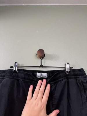 Stone Island Black RE-T Cargo Bottoms