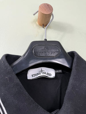 Stone Island Black SL Polo Shirt