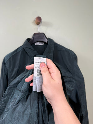 Stone Island Dark Green Nylon Metal Overshirt