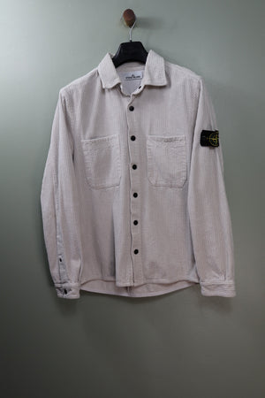 Stone Island Beige Corduroy Overshirt