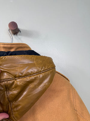 Stone Island Yellow Ice Wool Blend Jacket