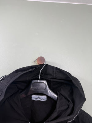 Stone Island Black Hooded Overshirt