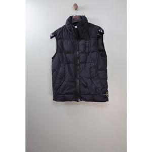 Stone Island Black Crinkle Reps Down Gilet