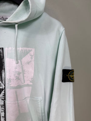 Stone Island Baby Blue Hoodie