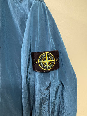 Stone Island Blue Nylon Metal Jumper