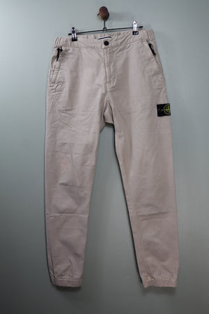 Stone Island Beige RE-T Cargo Bottoms