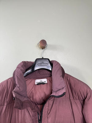 Stone Island Purple Crinkle Reps Down Jacket