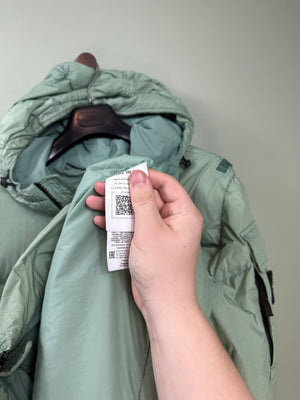 Stone Island Green Crinkle Reps Jacket