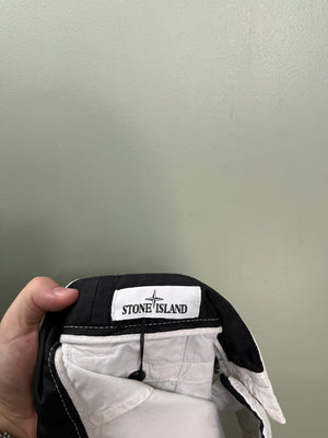 Stone Island White SL Cargo Bottoms