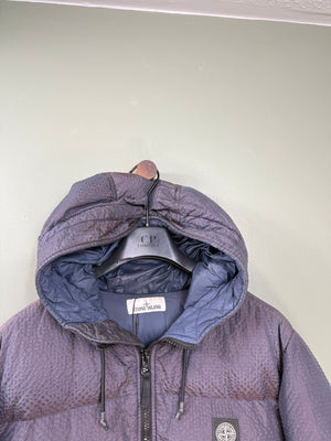 Stone Island Navy Poly Colour Down Jacket