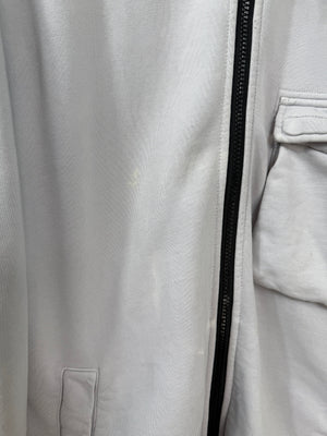 Stone Island Light Grey Zipped Jumper