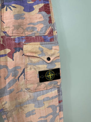 Stone Island Heritage Camo RE Cargo Bottoms
