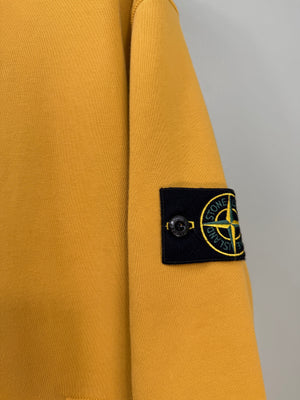 Stone Island Yellow Hoodie