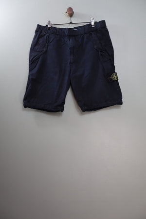 Stone Island Navy RE Cargo Shorts