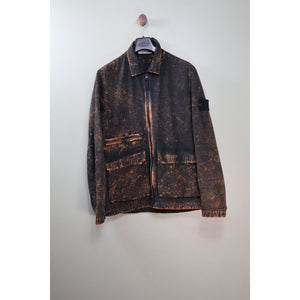 Stone Island Black Ovo Dye Overshirt