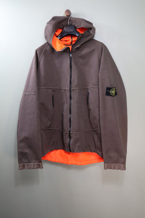 Stone Island Orange/Slate Grey Fluorescent Reversible Jacket