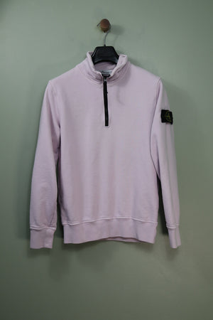 Stone Island Pink 1/4 Zip Jumper