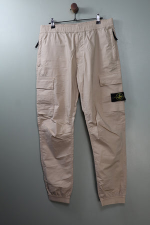 Stone Island Beige RE-T Cargo Bottoms