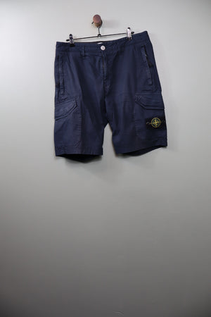 Stone Island Navy RE Cargo Shorts