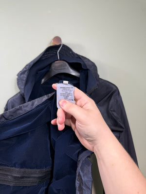 Stone Island Navy Nylon Shimmer Jacket