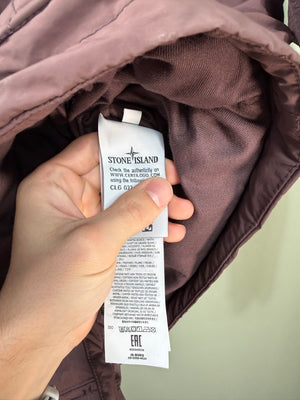 Stone Island Maroon Micro Reps Down Jacket