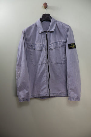 Stone Island Avio Blue Overshirt