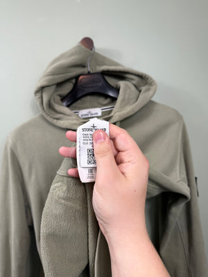 Stone Island Khaki Hoodie