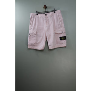 Stone Island Pink SL Cargo Shorts