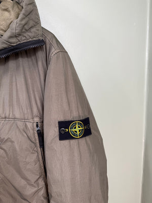 Stone Island Khaki Crinkle Reps Jacket