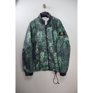 Stone Island Green Aligator Camo Jacket