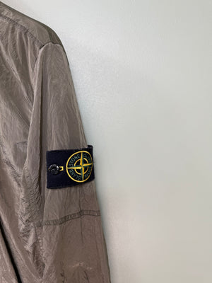 Stone Island Khaki Nylon Metal Overshirt