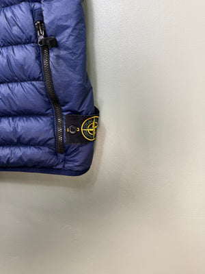 Stone Island Navy Micro Yarn Down Gilet