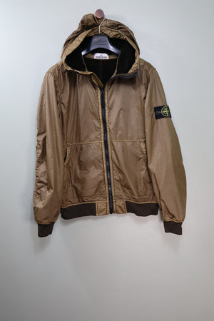Stone Island Khaki Lamy Flock Jacket