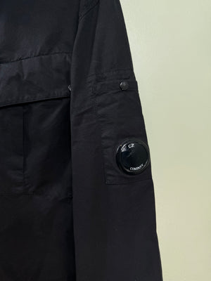 C.P. Company Black 1/4 Zip Smock