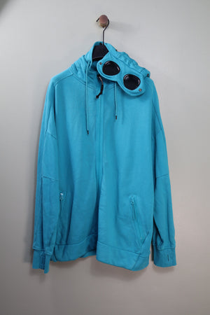 C.P. Company Blue Goggle Hoodie