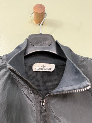 Stone Island Dark Blue Nylon Metal Smock