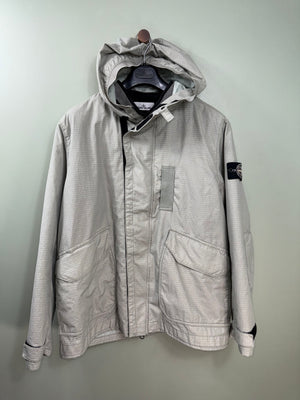 Stone Island Grey Reflective Weave Ripstop Jacket