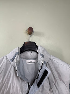 Stone Island Ice Blue Crinkle Reps Down Giket