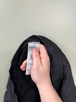 Stone Island Black RE-T Cargo Bottoms