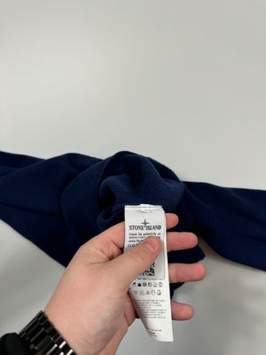 Stone Island Navy 1/4 Zip Knit Jumper