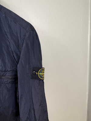 Stone Island Navy Nylon Metal Overshirt