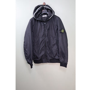 Stone Island Black Crinkle Reps Jacket