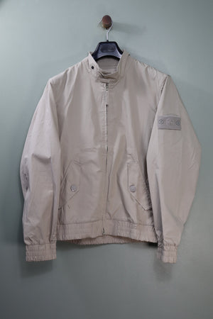 Stone Island Beige Ghost Weatherproof Cotton Canvas Jacket