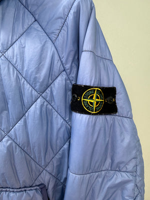 Stone Island Lavender Quilted Micro Yarn Down Jacket