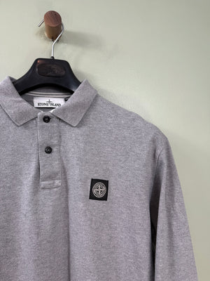 Stone Island Grey Regular Fit Polo