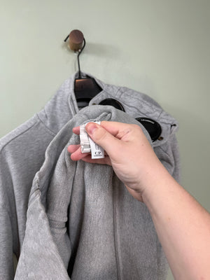 C.P. Company Grey Goggle Hoodie