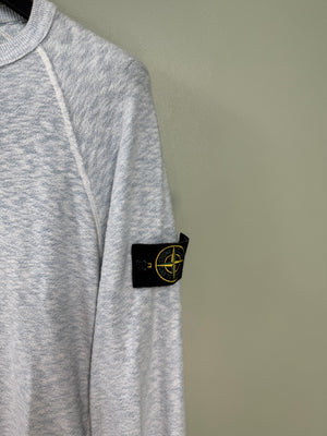 Stone Island Blue Two Tone Jumper